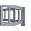 Lit superposé de style escalier avec lit gigogne escamotable-129345127