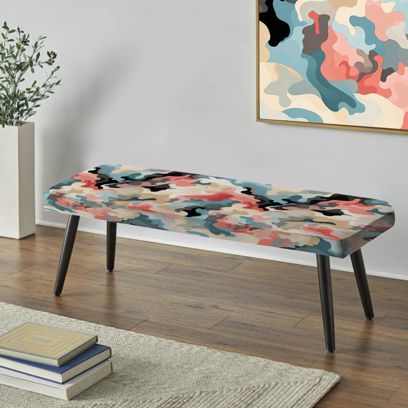 Banc rembourré noir Soft Color Fusion Ideational