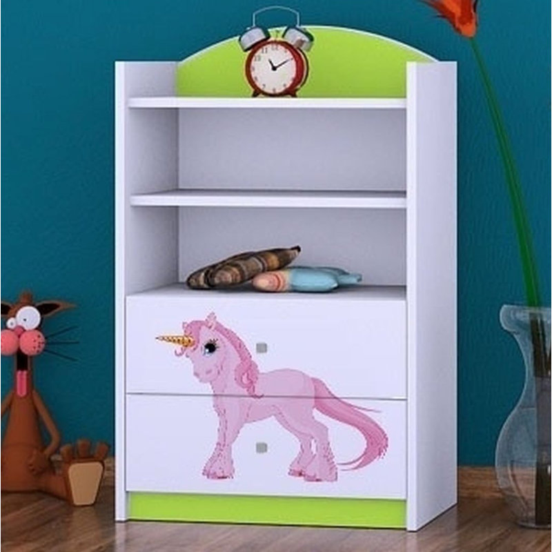 Katelyn 96cm H X 60cm W Animals Kids Cube, Green