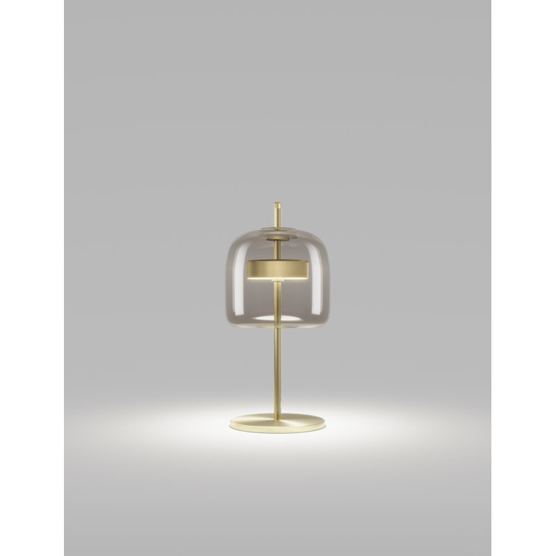 Jube Table Lamp S Smoky Transparent Matt Black 2 L3416 Ul, Matte Gold, Smoky Transparent