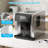 2-in-1 Bottleless Ice Maker with Cold Water, Water Dispenser with 33lbs/24H Ice Production, Self-Cleaning Ice Machine with Water Line Supply, 3 Size Bullet Cube, Ideal for Home, Party, Office, RV,Whisperquiet & Touchscreen Control(Black)