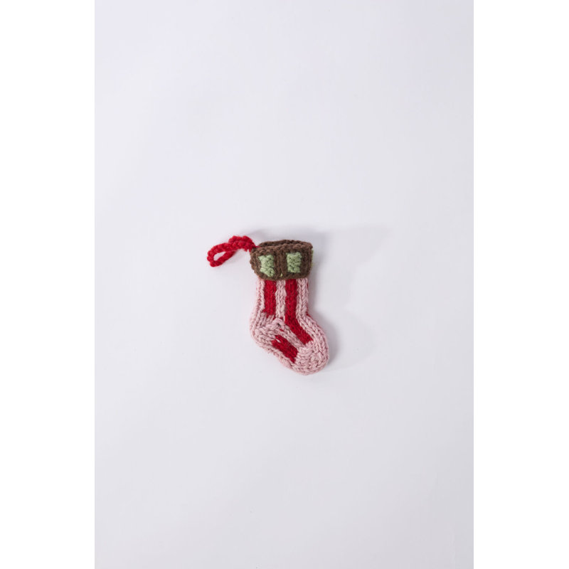 Tiny Stocking Ornament 6"x 4"
