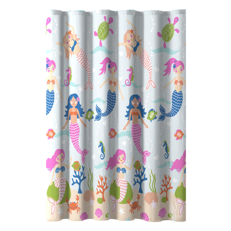 Rideau de douche simple Mermaid Dreams