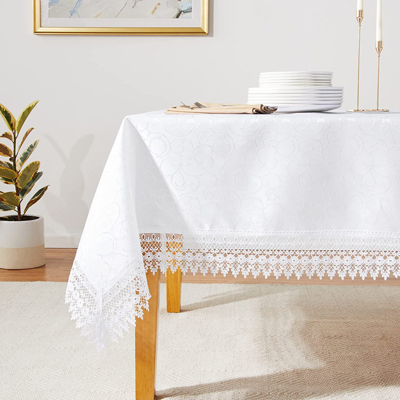 Nappe Dederang, Blanc, L 72 po x l 54 po