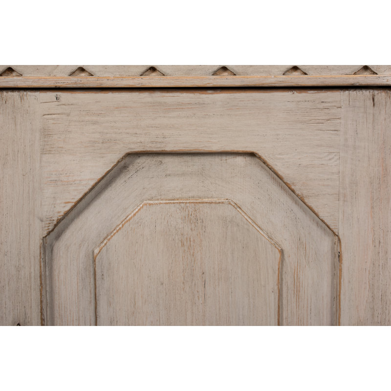 Wrenn 58'' W Solid Wood, Stone Gray