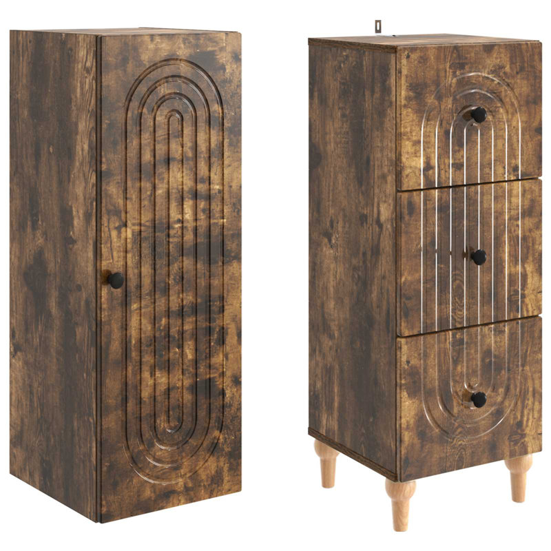 Storage Cabinet, Smoked Oak