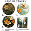 «Forest Enchanted Canopy Patchwork II», art mural corail-641821468-641821465-641821461