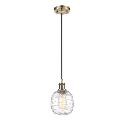 Luminaire suspendu simple à 1 lumière Amila