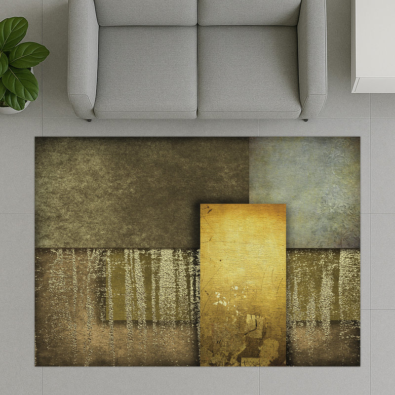 Geometric Area Rug, Rectangle 140 x 200 cm