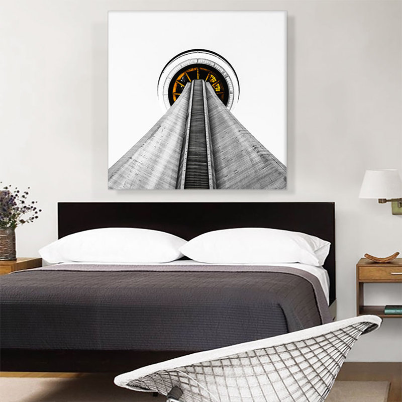 «CN Tower from dessous Toronto Canada», reproduction de photo sur toile tendue, H 36 po x l 36 po x 1,5 po
