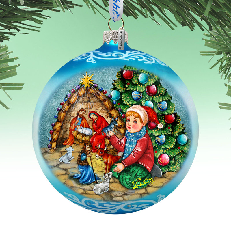 5.5'' Glass Ball Ornament