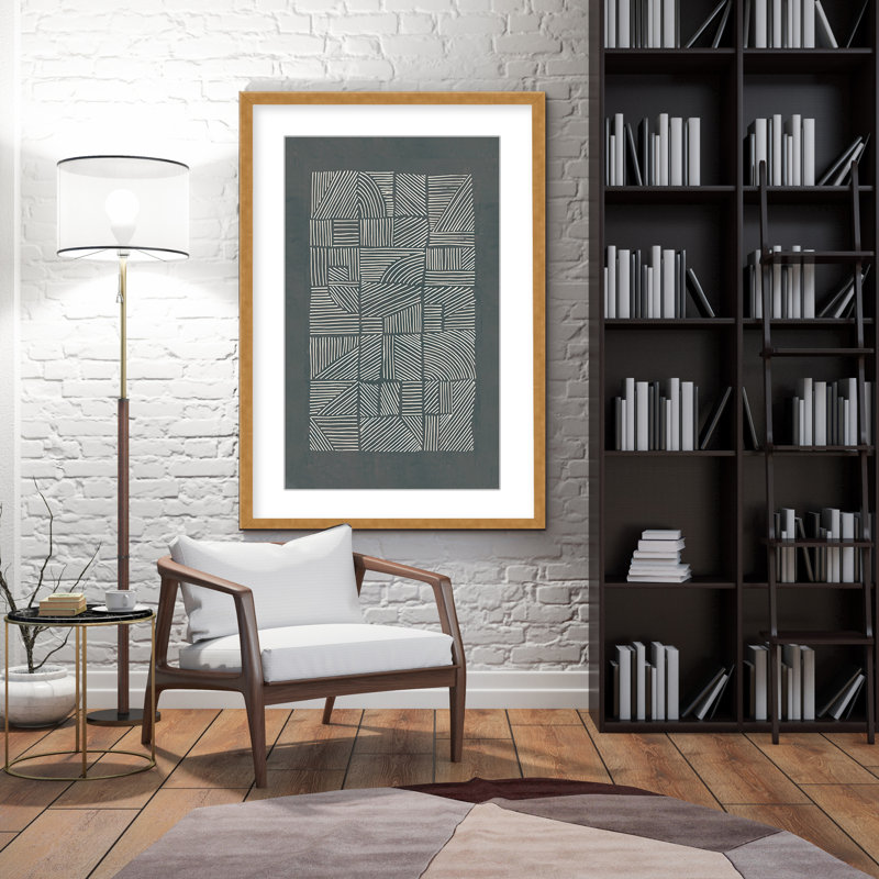 Abstract Irregular Pattern, 30" H x 24" W