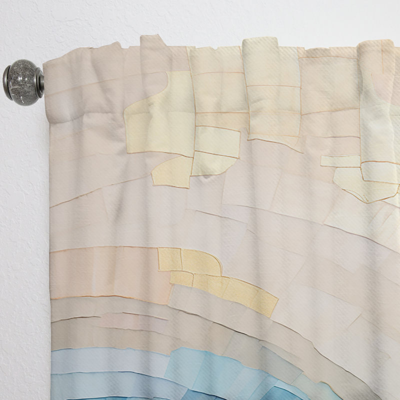Enzo Minimalisme Colors In Harmony II - rideau en velours traditionnel - obscurcissant - 1 panneau, L 52 po x L 120 po