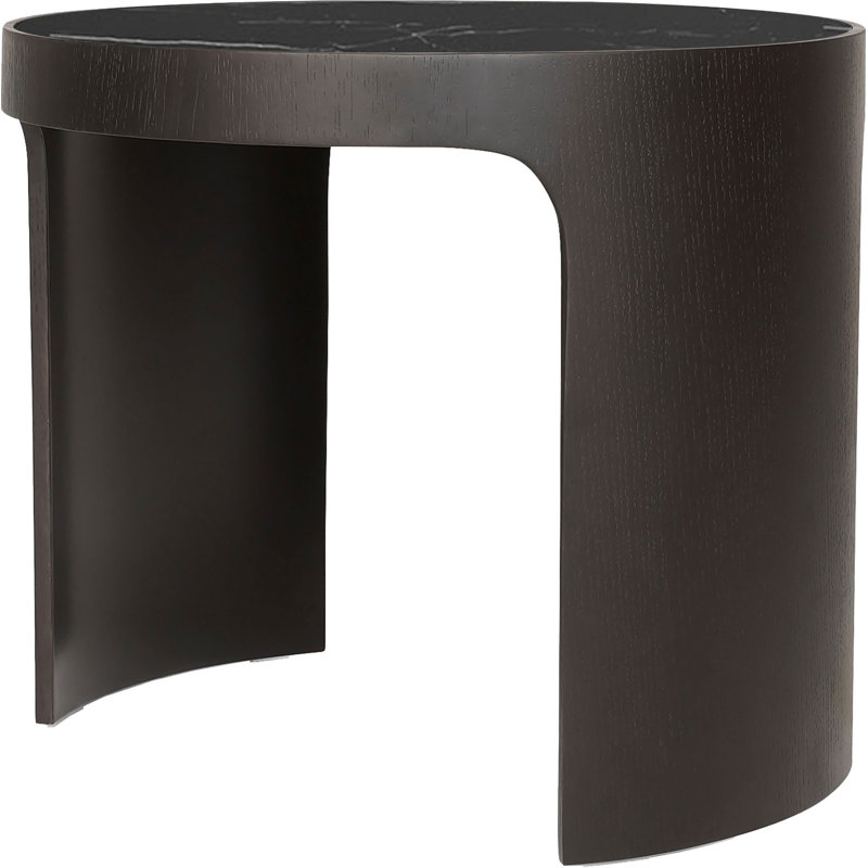 Table de bout Caliann, Céramique noire