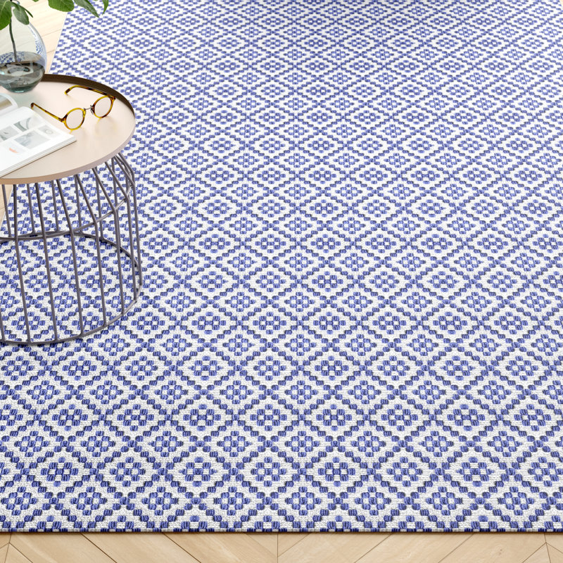 Kara Cotton Geometric Indoor Rug, Rectangle 5' x 8'
