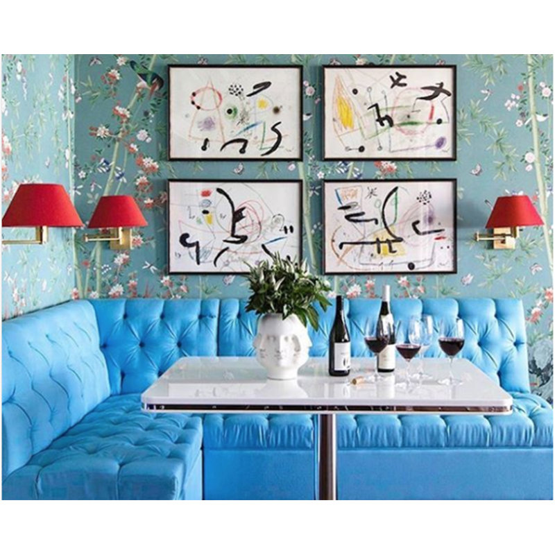 Schumacher x Miles Redd Brighton Pavilion Panel, Blue