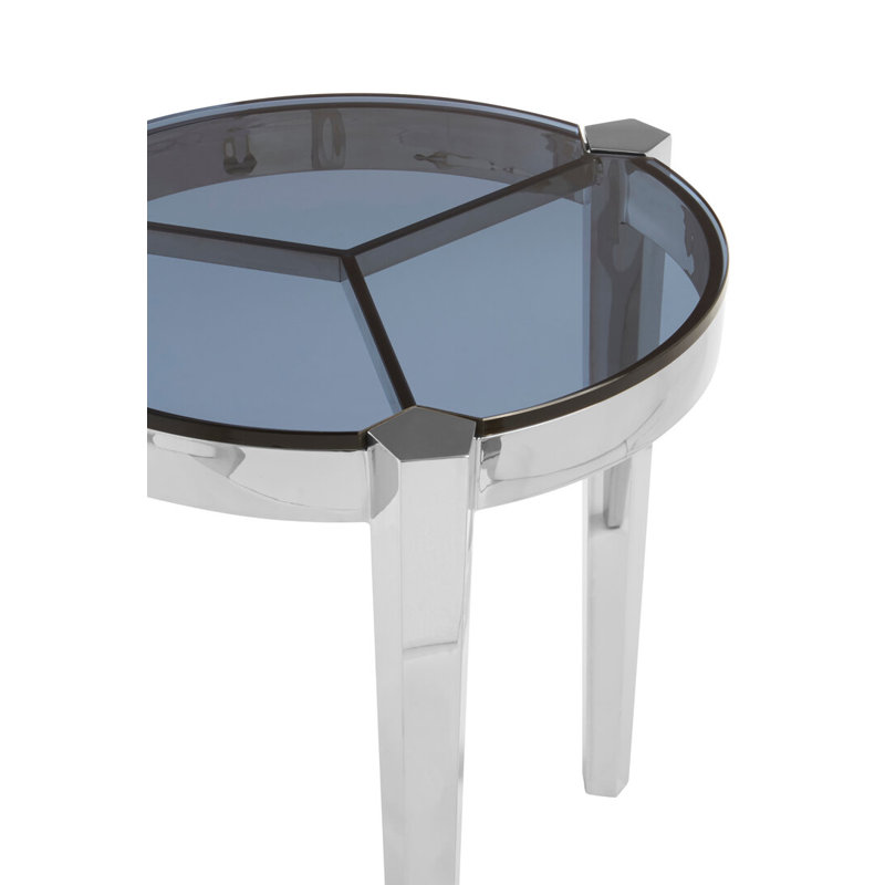 Glass Top End Table