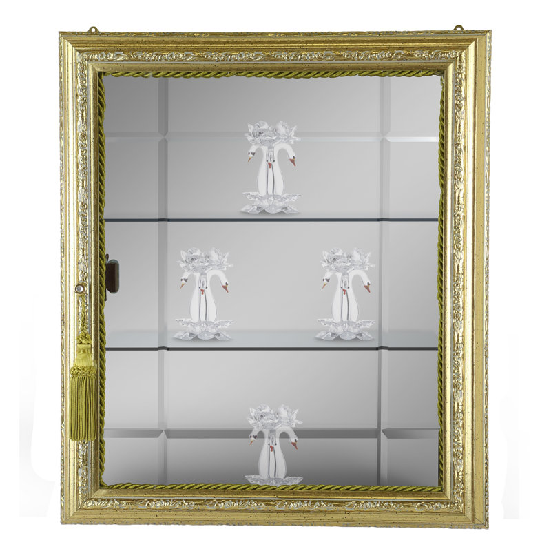 Vitrine murale Constance, Or