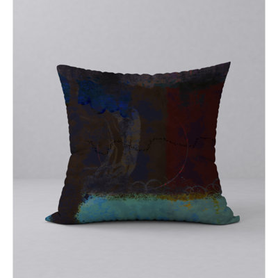 Abstract Reversible Throw Pillow