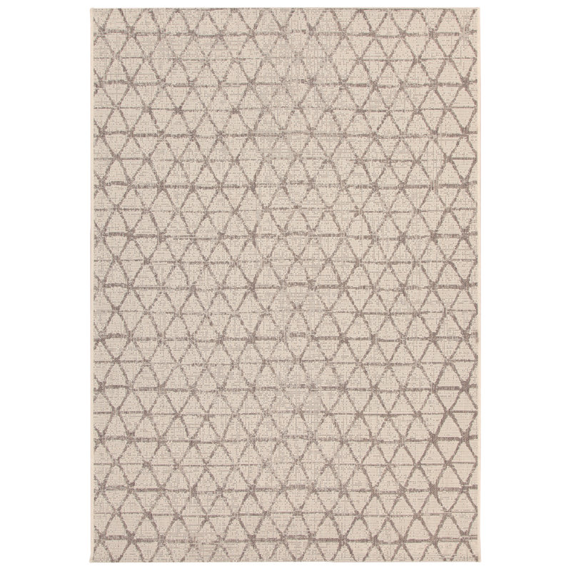 Veranda Machine Woven Beige/Brown Indoor Rug, Rectangle 133 x 190cm