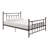 Aracieo Metal Slat Headboard Design Bed-813284380-814945726
