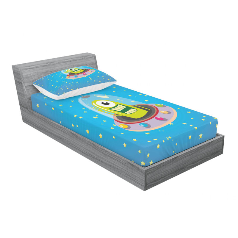 Microfiber Sheet Set, Twin Sheet Set with Fitted Sheet