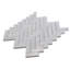 13" x 12" Natural Stone Herringbone Mosaic Wall & Floor Tile