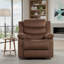 Tissu respirant brun, fauteuil inclinable moderne et confortable