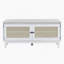 Banc de rangement en rotin avec rangement Boho-1840637810