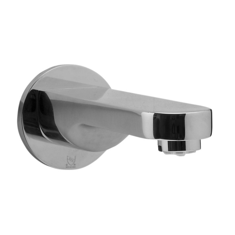 Garniture de bec de baignoire murale, Chrome poli