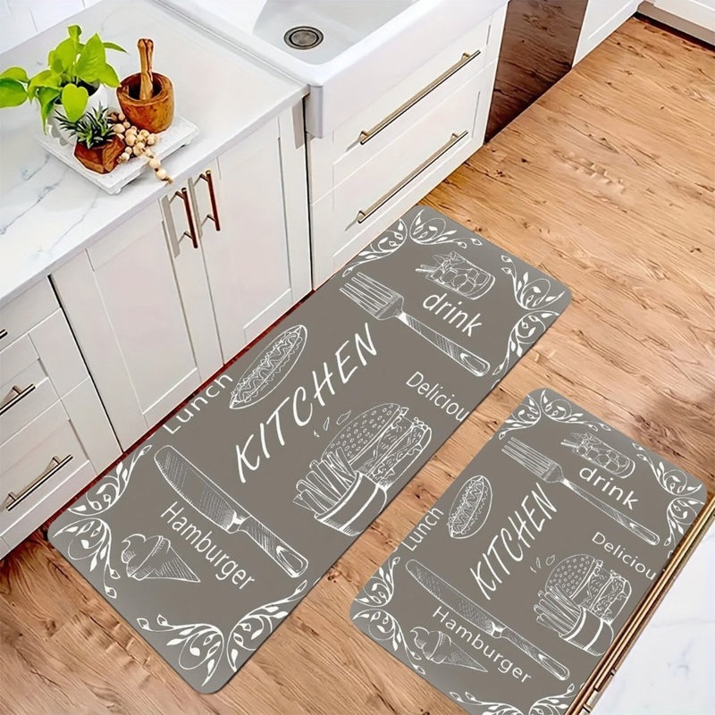 Ensemble d'ustensiles de cuisine gris 2 pièces