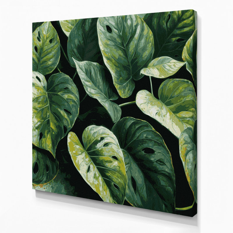 Art mural sur toile Botanical Swiss Cheese