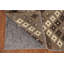 Tapis brun en laine à motif oriental kilim 3x5