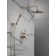 Modern Raincan Round Shower System, Rain Shower Head with Handheld Spray, Shower Faucet Set
