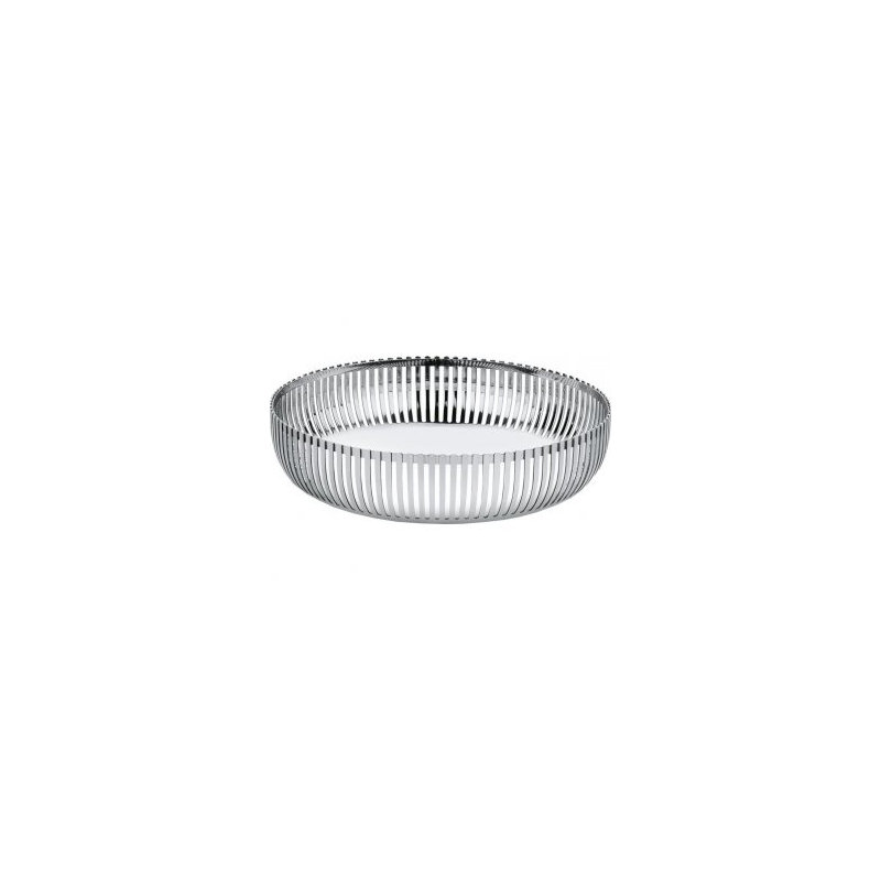 Alessi Stainless Steel Fruit Bowl, 7cm x 23cm x 23cm