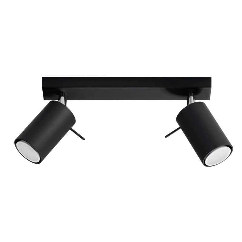 Lekh Flush Mount, Black