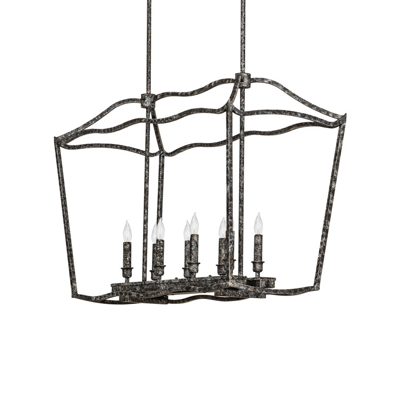 Luminaire suspendu géométrique à 8 lumières Kitzi