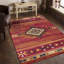 Tapis rouge tribal 2 pi 7 po x 7 pi 3 po Tribes