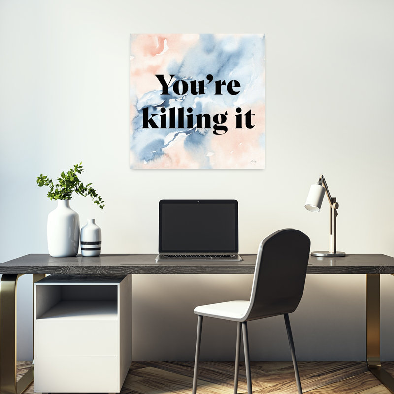«It's Killing It», art contemporain abstrait, H 18 po x l 18 po