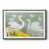 Toile avec cadre flottant noir