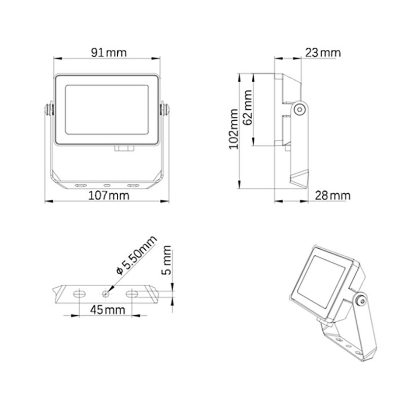 LED Projectline Flood Light