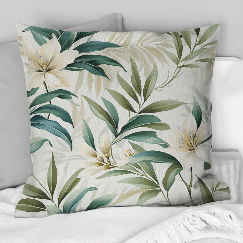 Coussin Serene Botanics, H 16 po x l 16 po