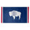 Tapis de porte d’intérieur à drapeau wyoming Fawcett