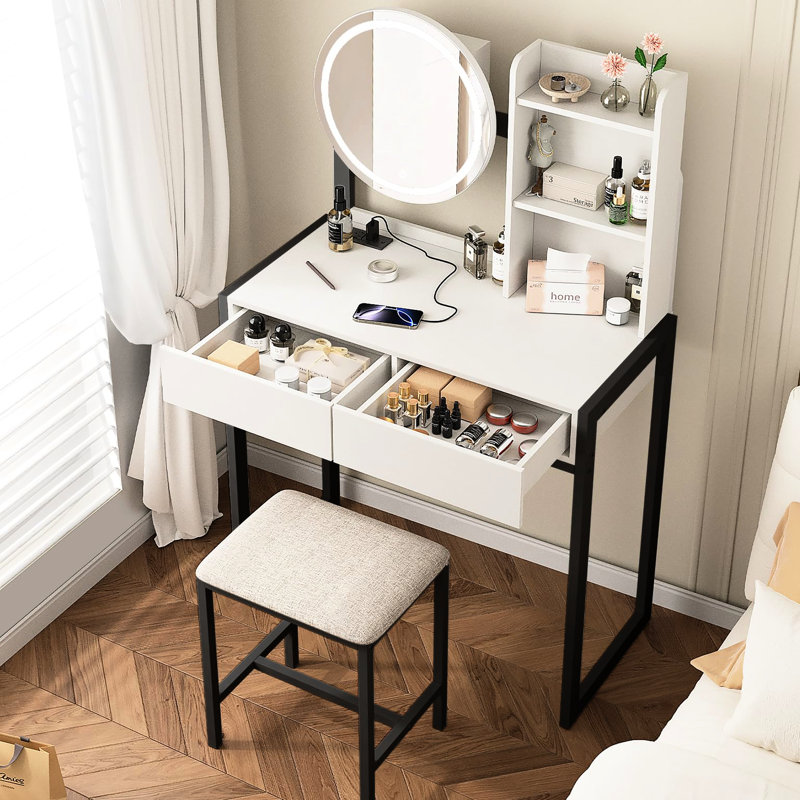 Vanity, White+Black