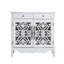 Banc de rangement blanc en bois manufacturé