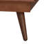 Lit plateforme très grand en bois de frêne de style Mid-Century avec tablettes intégrées Fowey Baxton Studio Elvina-106679587