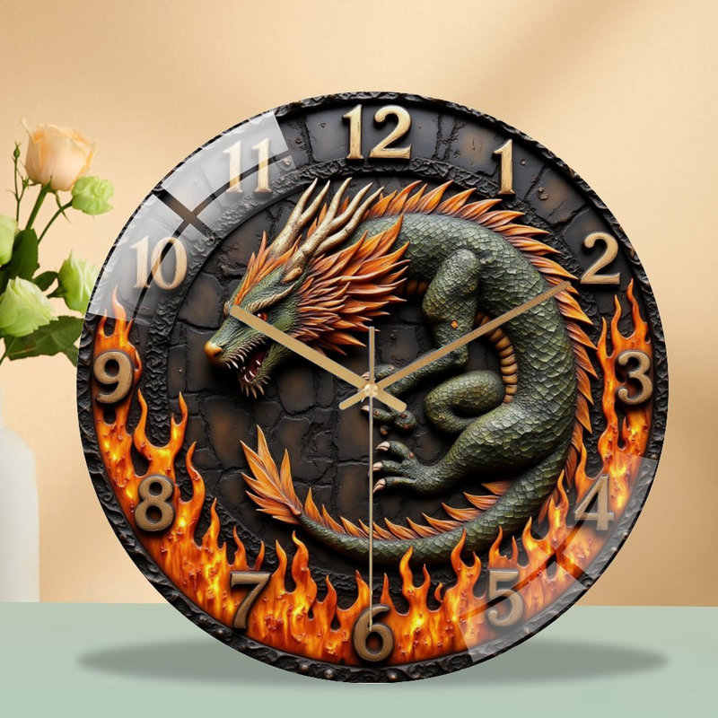 Horloge murale Dragon
