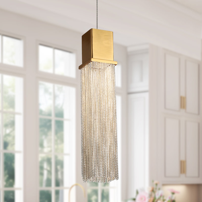 Luminaire suspendu unique à 1 lumière Achai