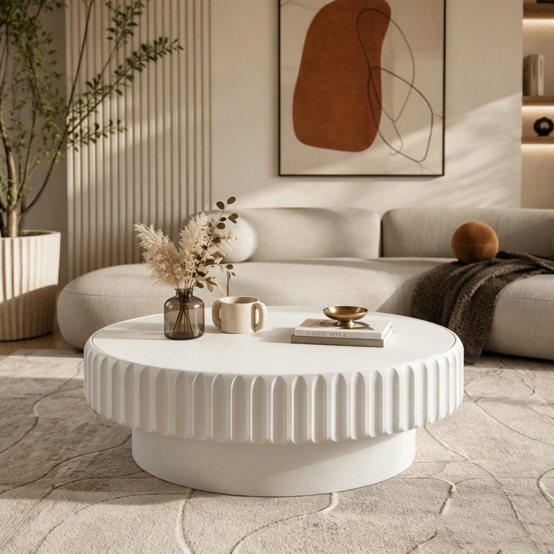 Storage Table with Lift-Off Lid