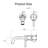 Wall Mounted Optional Single-handle Bathroom Faucet-72467068